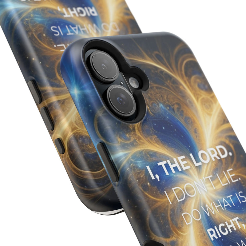 Inspirational Phone Case - I, The Lord - Impact-Resistant Cover, Bible Verse Gift, Motivational Case, Christian Accessory