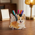 Victory Custom Shaped Acrylic Pen Holder