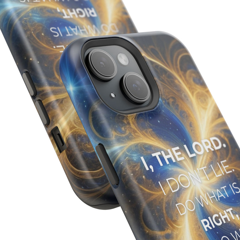 Inspirational Phone Case - I, The Lord - Impact-Resistant Cover, Bible Verse Gift, Motivational Case, Christian Accessory