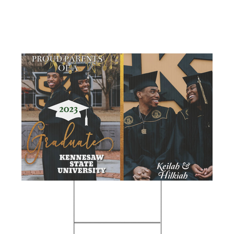 Plastic Yard Sign, Yard Sign, Graduation Sign