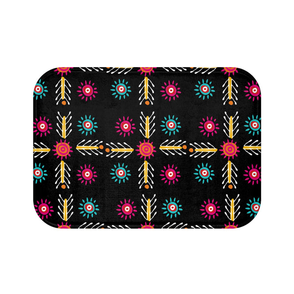 Bath Mat, Aztec Print Bath Mat, Colorful Bath Mat