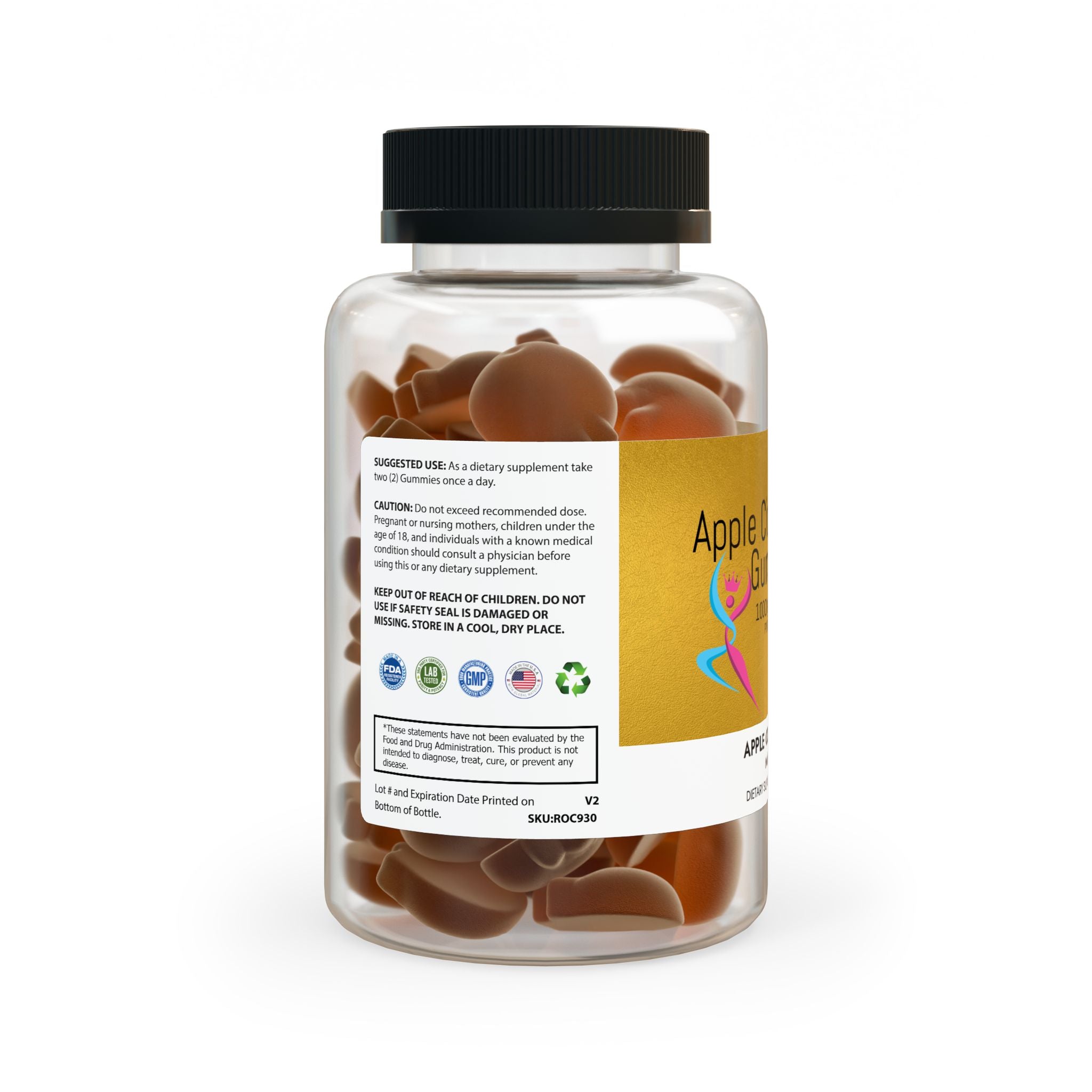 Apple Cider Vinegar Gummies (60 Gummies)