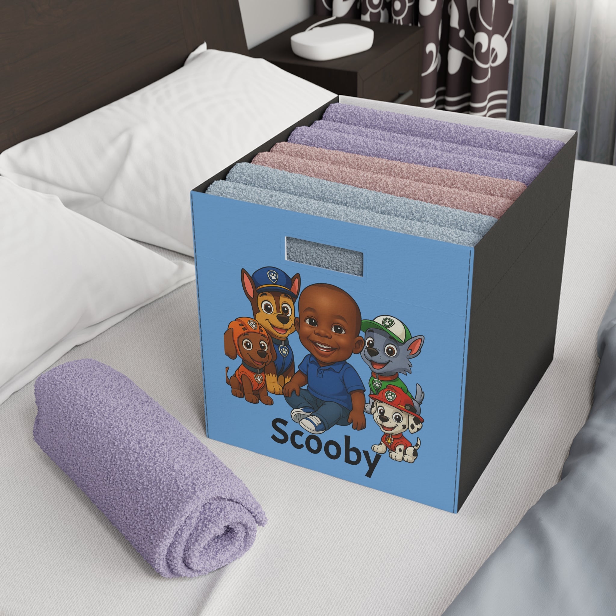 Kid's Felt Storage Box - Custom Storage Box