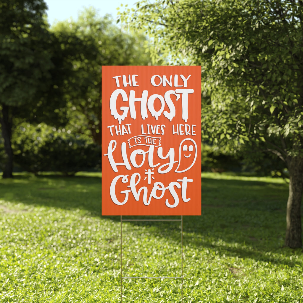Plastic Yard Sign, Yard Sign, Halloween Sign, Sign,