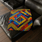Ankara Print, Soft Polyester Blanket, Blanket