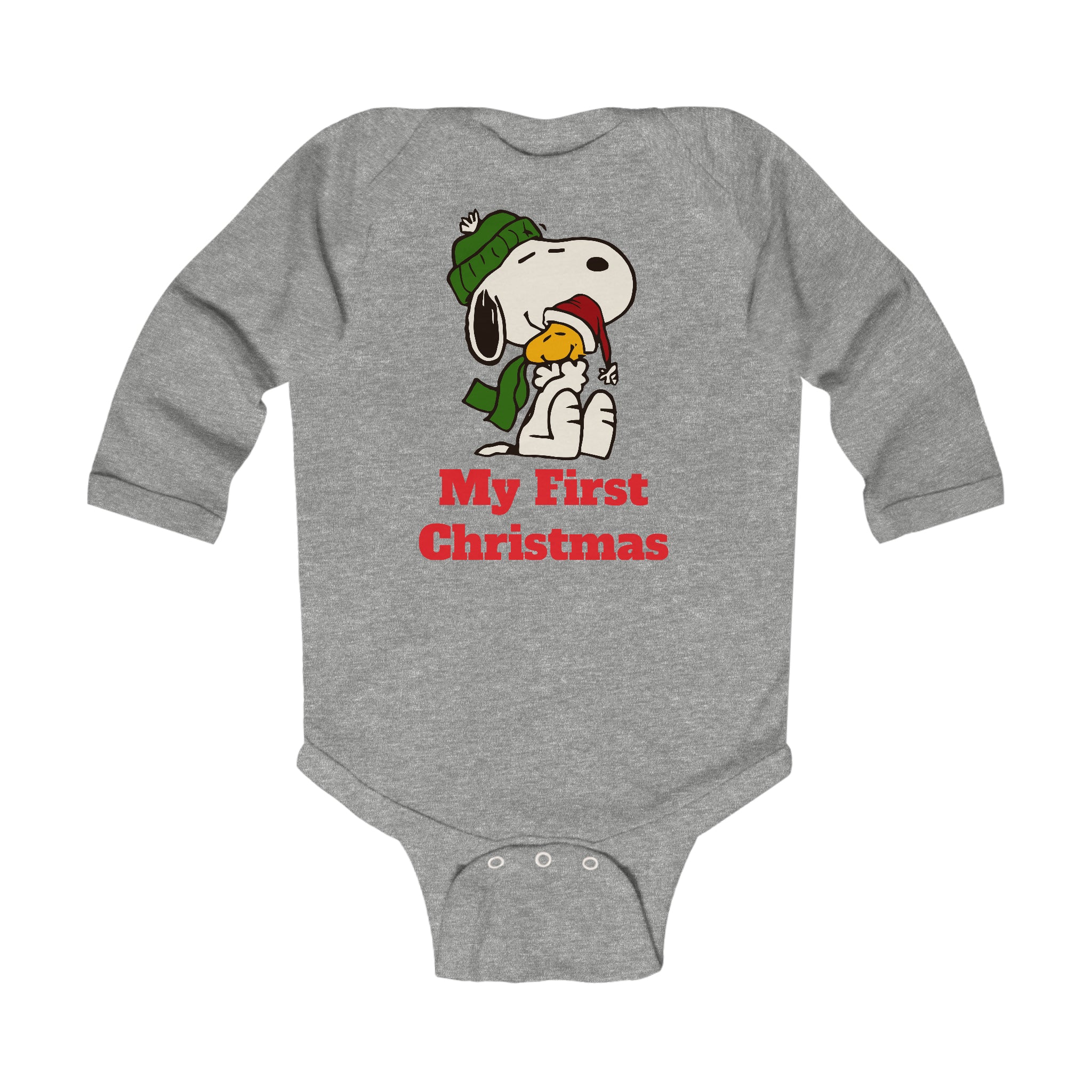 Infant Long Sleeve Bodysuit, My First Christmas