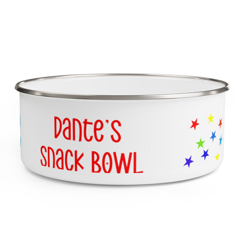 Personalized Bowl, Cereal Bowl, Candy & Snack Bowl with Lid | Candy Bowl with Lid | Cereal Bowl | Snack Bowl Enamel Bowl