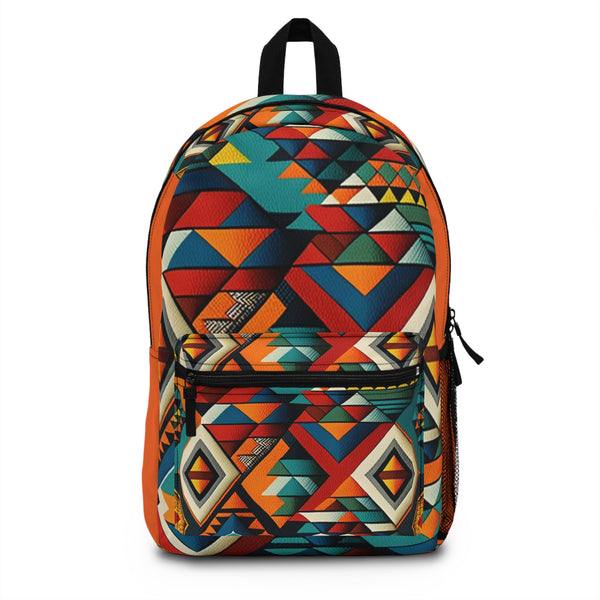 Backpack, Bookbag, Tote, Geometric Backpack