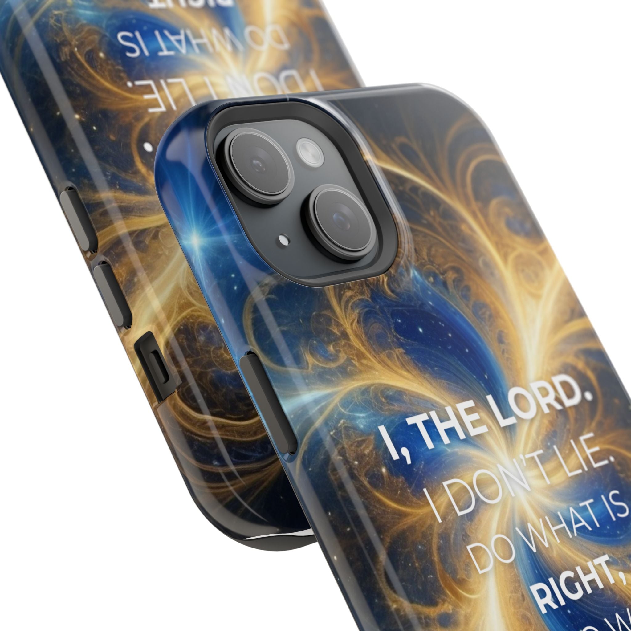 Inspirational Phone Case - I, The Lord - Impact-Resistant Cover, Bible Verse Gift, Motivational Case, Christian Accessory