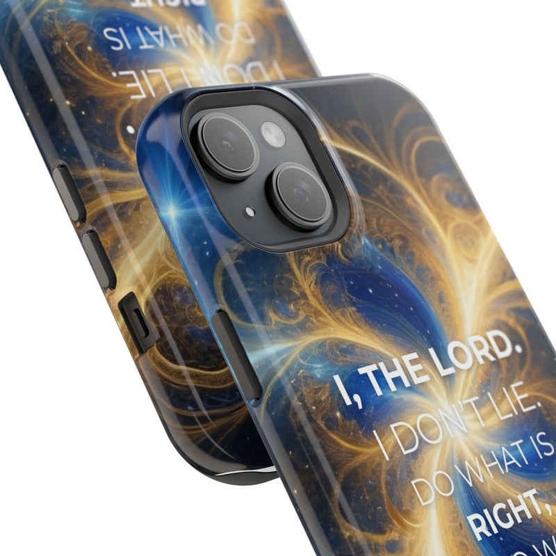 Inspirational Phone Case - I, The Lord - Impact-Resistant Cover, Bible Verse Gift, Motivational Case, Christian Accessory