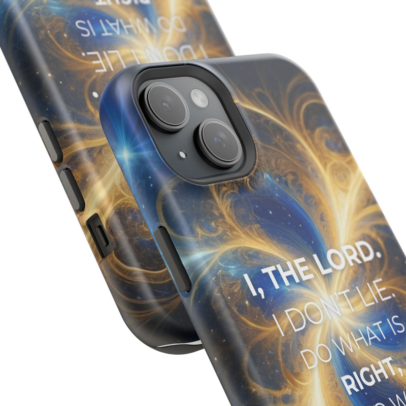 Inspirational Phone Case - I, The Lord - Impact-Resistant Cover, Bible Verse Gift, Motivational Case, Christian Accessory
