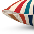 Colorful Pillow, Rainbow Pillow, Square Pillow