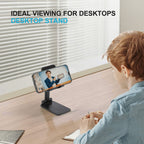 Foldable Phone Stand for Desk and Travel