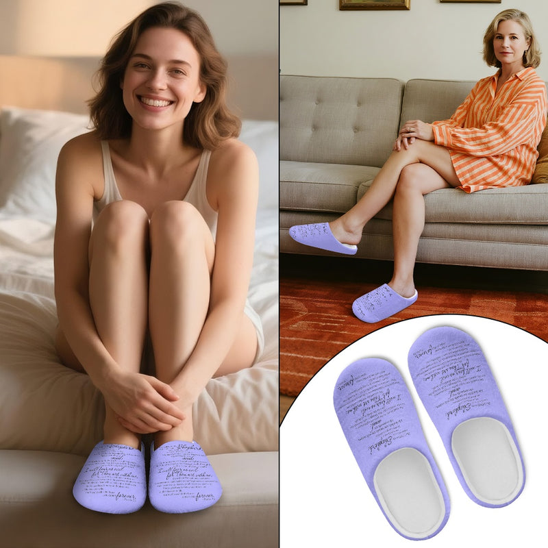 Full cotton slippers