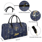 Anchor Leather Travel Bag-Large (Short Patch) Cruise