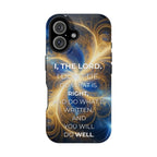 Inspirational Phone Case - I, The Lord - Impact-Resistant Cover, Bible Verse Gift, Motivational Case, Christian Accessory