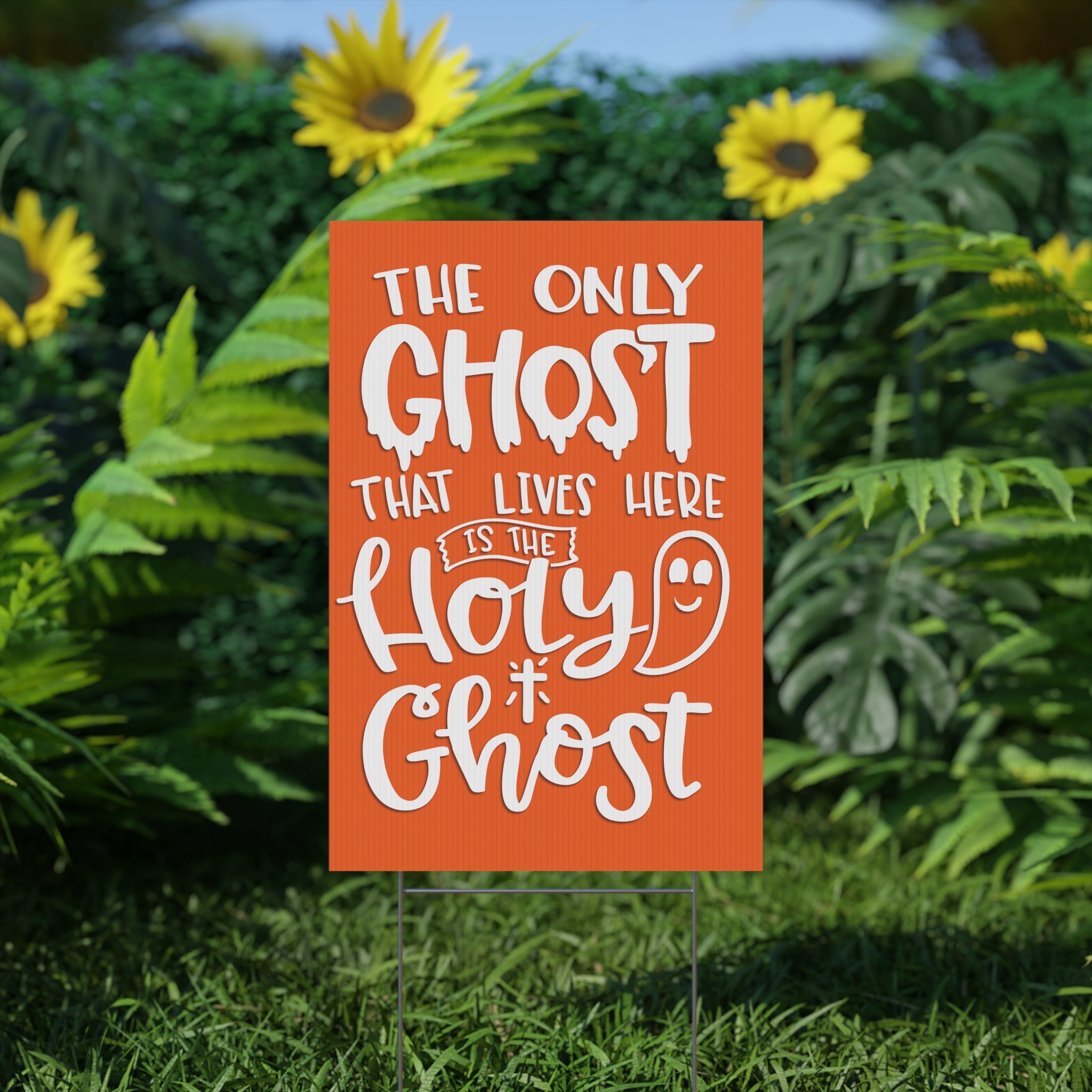 Plastic Yard Sign, Yard Sign, Halloween Sign, Sign,