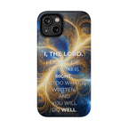 Inspirational Phone Case - I, The Lord - Impact-Resistant Cover, Bible Verse Gift, Motivational Case, Christian Accessory