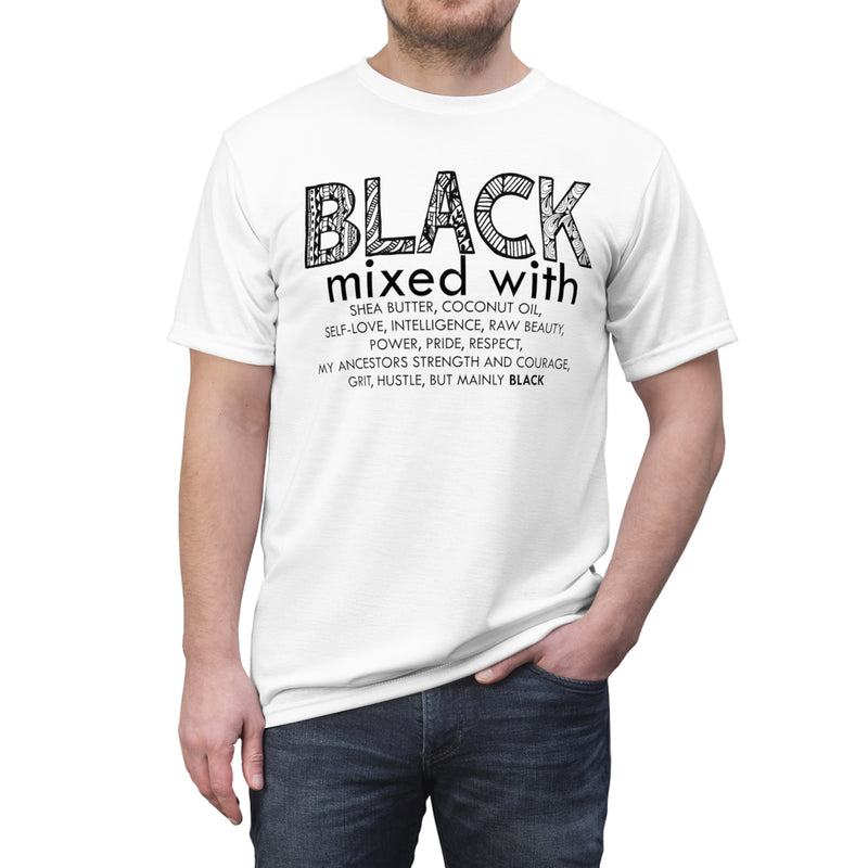 T-shirt, Custom Tees, Custom T-shirt, Black and White T-shirt