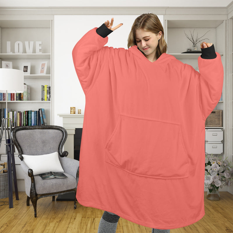 Hoodie Blanket Unisex Blanket Hoodie (Model H59)