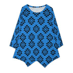 Women's Linen Long-Sleeve Top, Women's Blouse