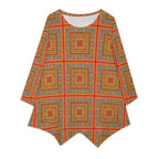 Women's Linen Long-Sleeve Top Long-sleeved top