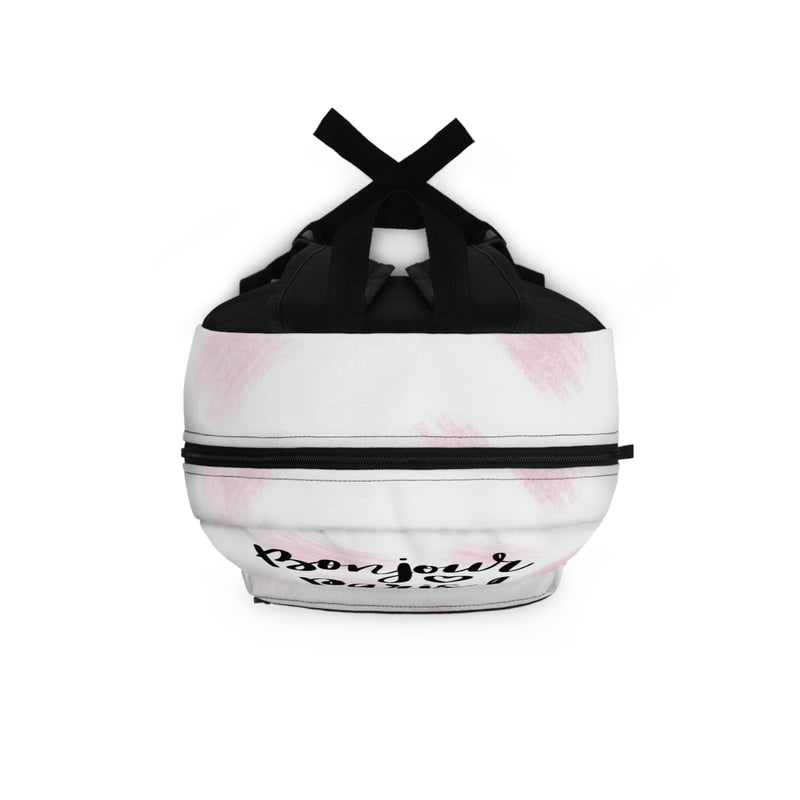 Backpack, Bookbag, Pink Bookbag, Paris Theme
