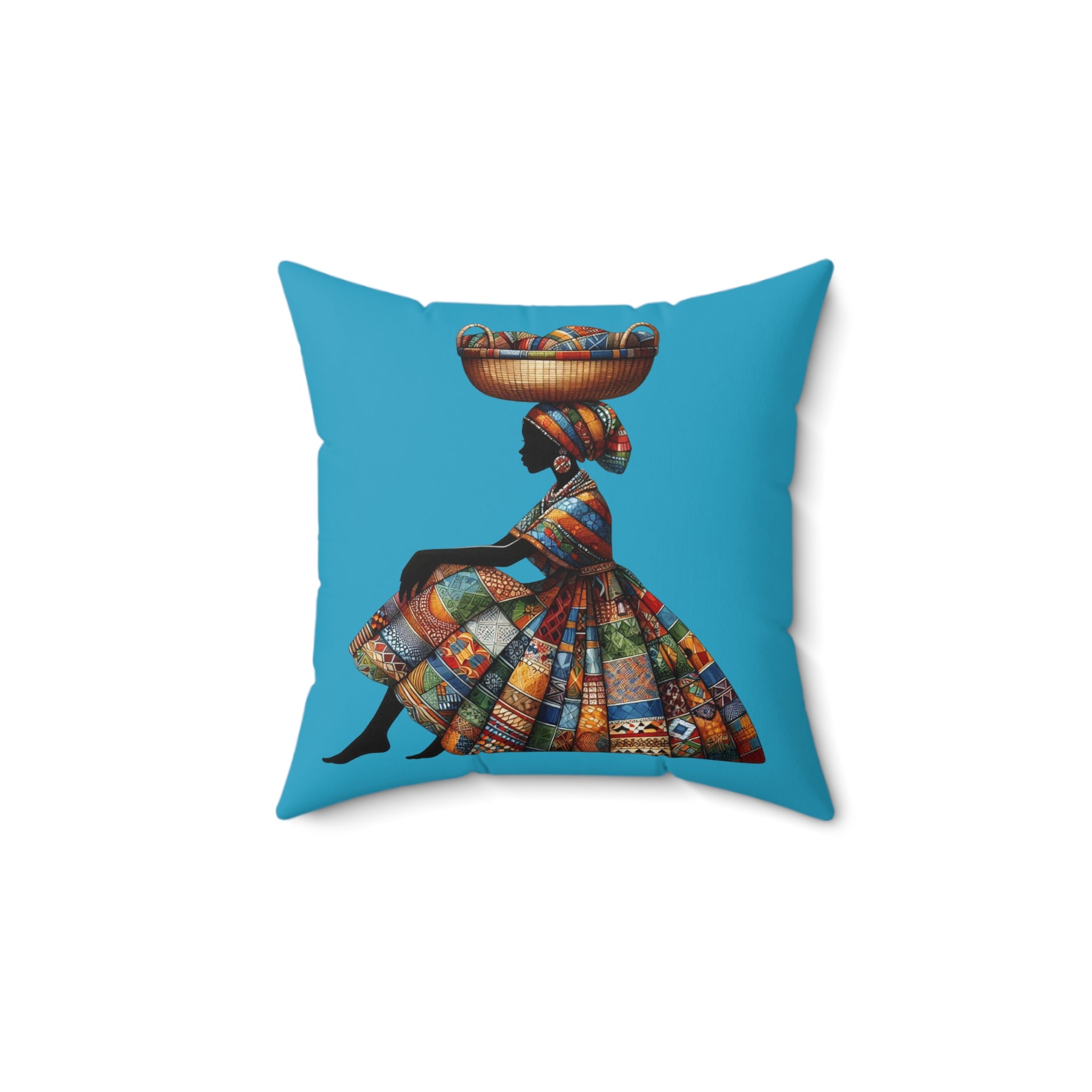 Colorful Pillow, Afro Pillow, Square Pillow