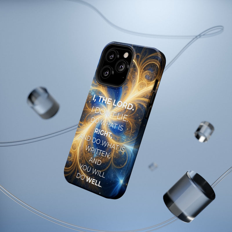 Inspirational Phone Case - I, The Lord - Impact-Resistant Cover, Bible Verse Gift, Motivational Case, Christian Accessory