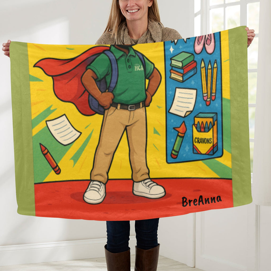 School design green Baby Blanket 40"x50"