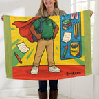 School design green Baby Blanket 40"x50"