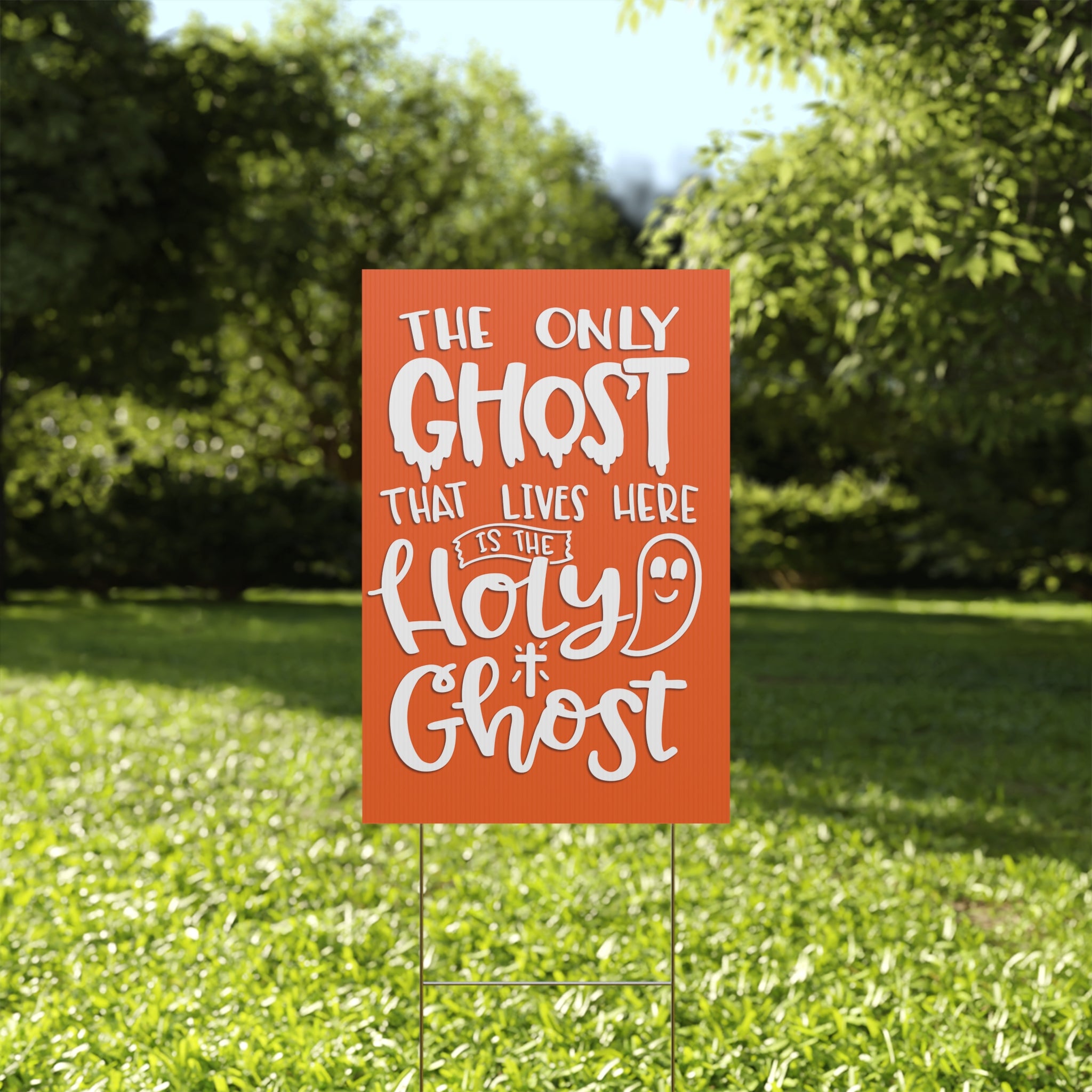 Plastic Yard Sign, Yard Sign, Halloween Sign, Sign,