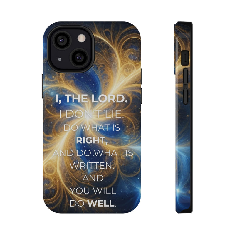 Inspirational Phone Case - I, The Lord - Impact-Resistant Cover, Bible Verse Gift, Motivational Case, Christian Accessory