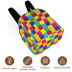 Casual women's backpack Mini Backpack, Color Block