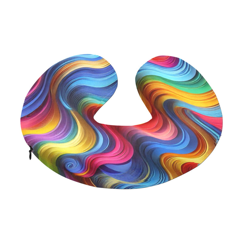 Colorful U-Shape Travel Pillow