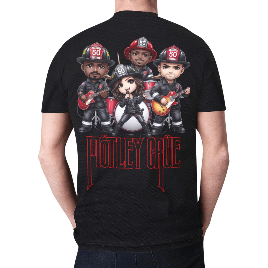 motley_black New All Over Print T-shirt for Men (Model T45)