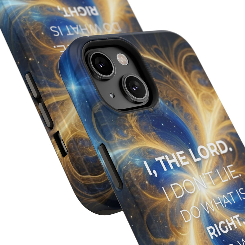 Inspirational Phone Case - I, The Lord - Impact-Resistant Cover, Bible Verse Gift, Motivational Case, Christian Accessory