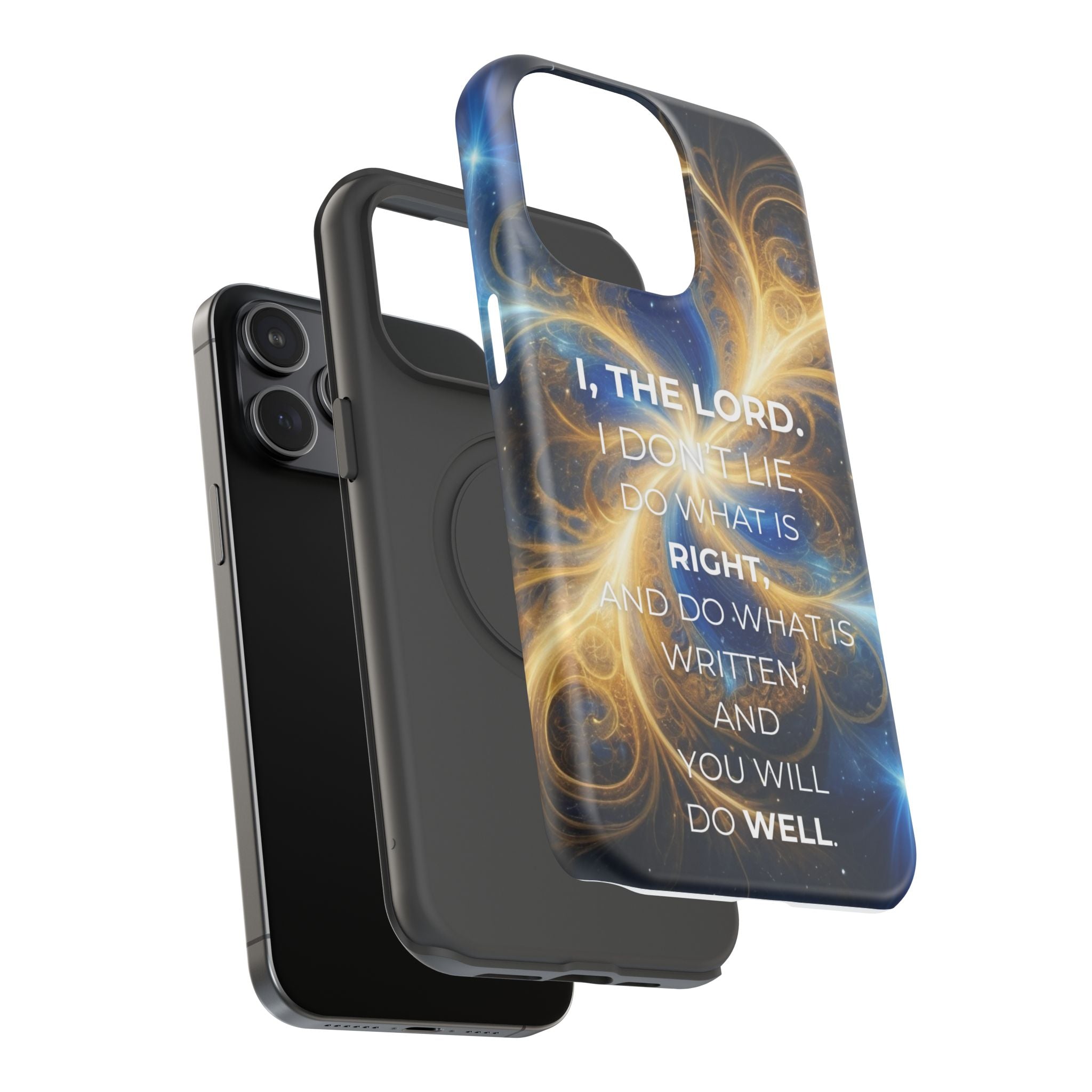 Inspirational Phone Case - I, The Lord - Impact-Resistant Cover, Bible Verse Gift, Motivational Case, Christian Accessory