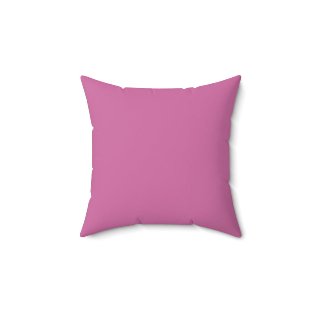 Copy of Square Pillow Cover - Pink Inspirational Pillowcover