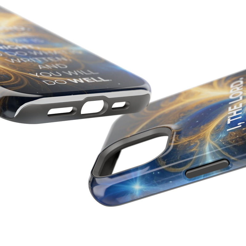 Inspirational Phone Case - I, The Lord - Impact-Resistant Cover, Bible Verse Gift, Motivational Case, Christian Accessory