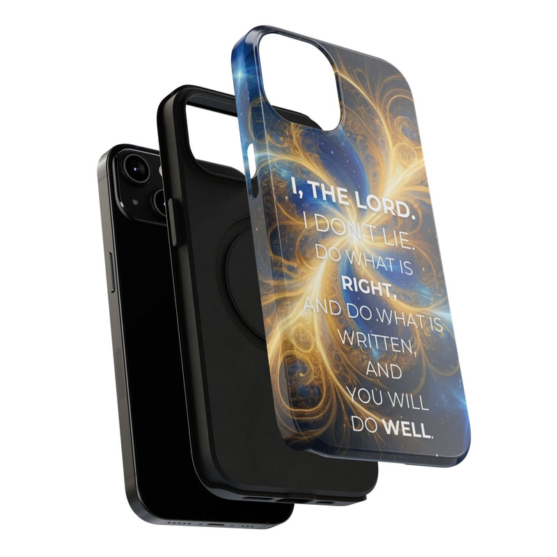 Inspirational Phone Case - I, The Lord - Impact-Resistant Cover, Bible Verse Gift, Motivational Case, Christian Accessory
