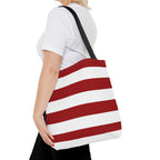 Red and White Tote Bag, Tote