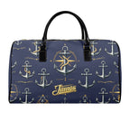 Anchor Leather Travel Bag-Large (Short Patch) Cruise