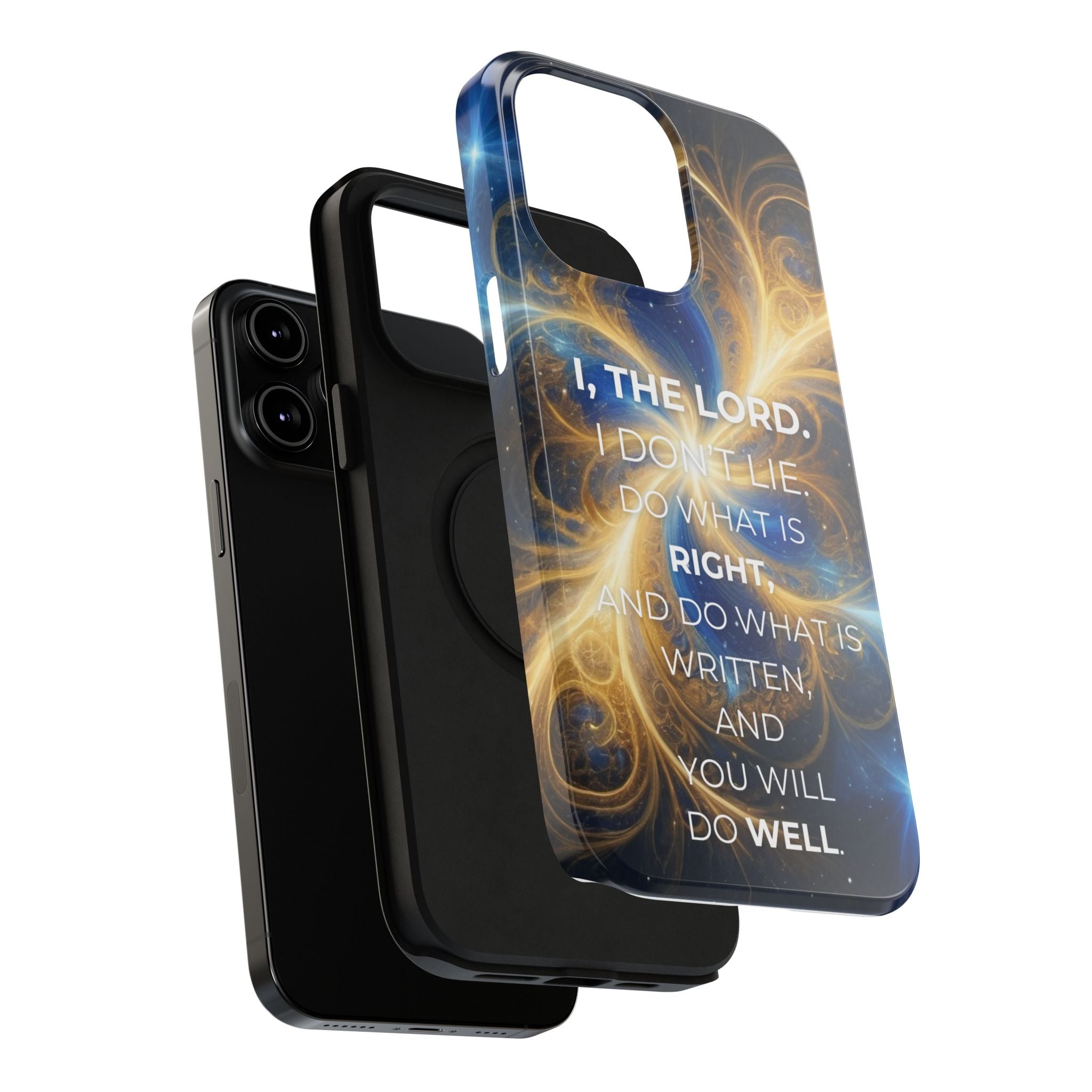 Inspirational Phone Case - I, The Lord - Impact-Resistant Cover, Bible Verse Gift, Motivational Case, Christian Accessory