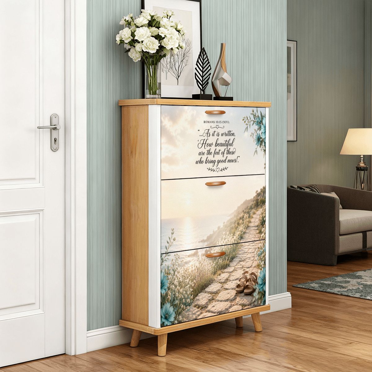 Shoe Cabinet, Custom Shoe Cabinet