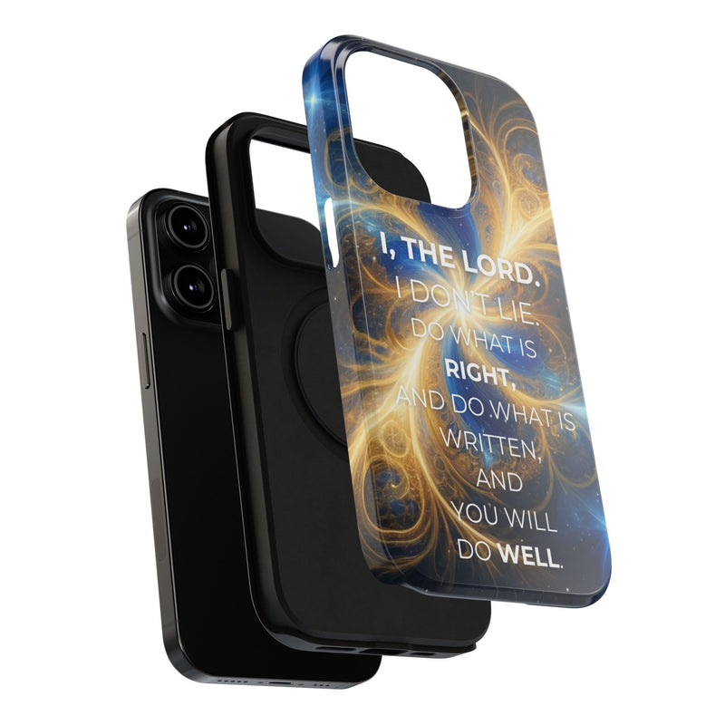 Inspirational Phone Case - I, The Lord - Impact-Resistant Cover, Bible Verse Gift, Motivational Case, Christian Accessory