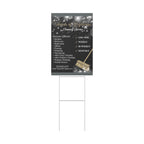 Plastic Yard Sign, Yard Sign