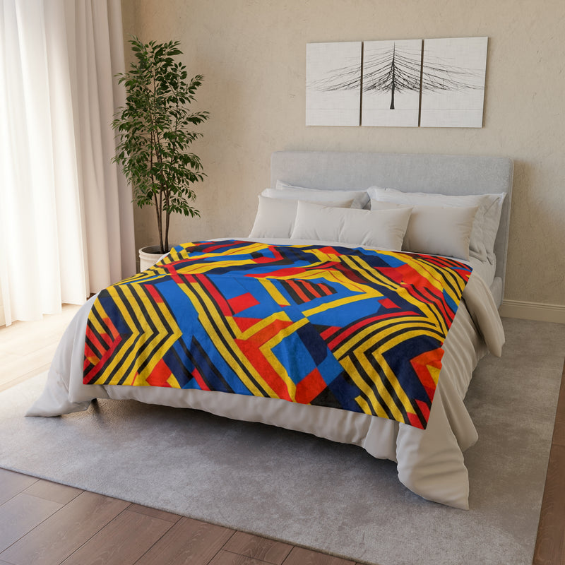 Ankara Print, Soft Polyester Blanket, Blanket