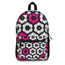 Backpack, Bookbag, Pink Bookbag, Flower Backpack