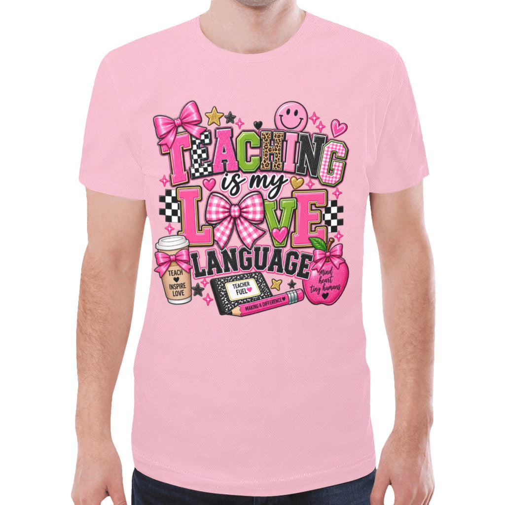 Teaching T-shirt, T-shirt, pink shirt